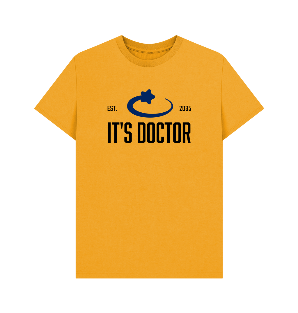 Mustard Printed T-shirt Front
