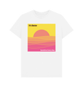 White Printed T-shirt Front