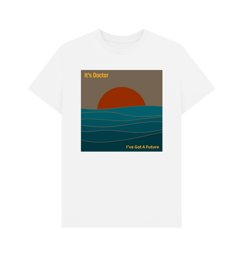 White Printed T-shirt Front