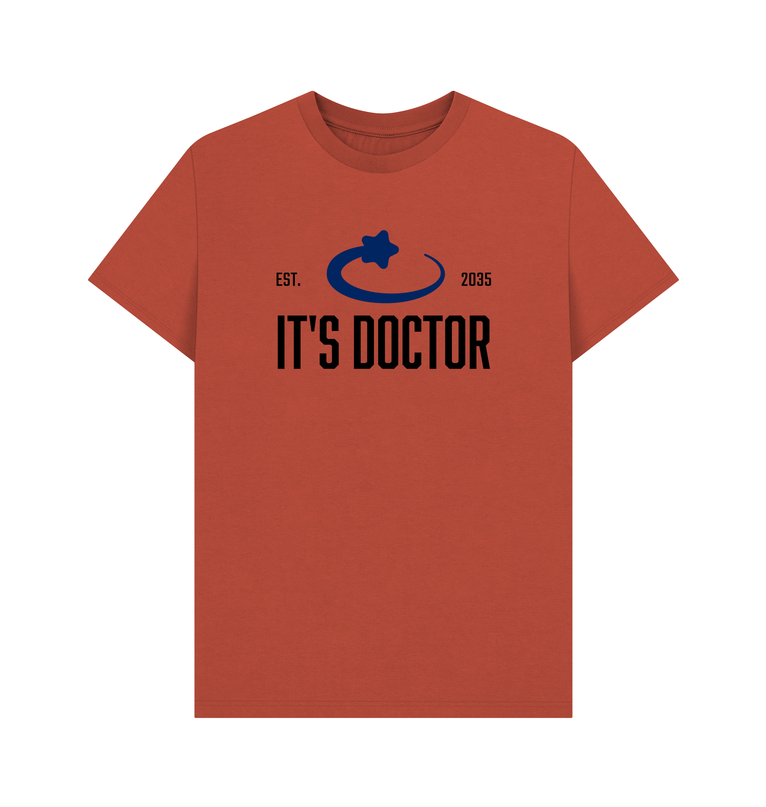 Rust Printed T-shirt Front