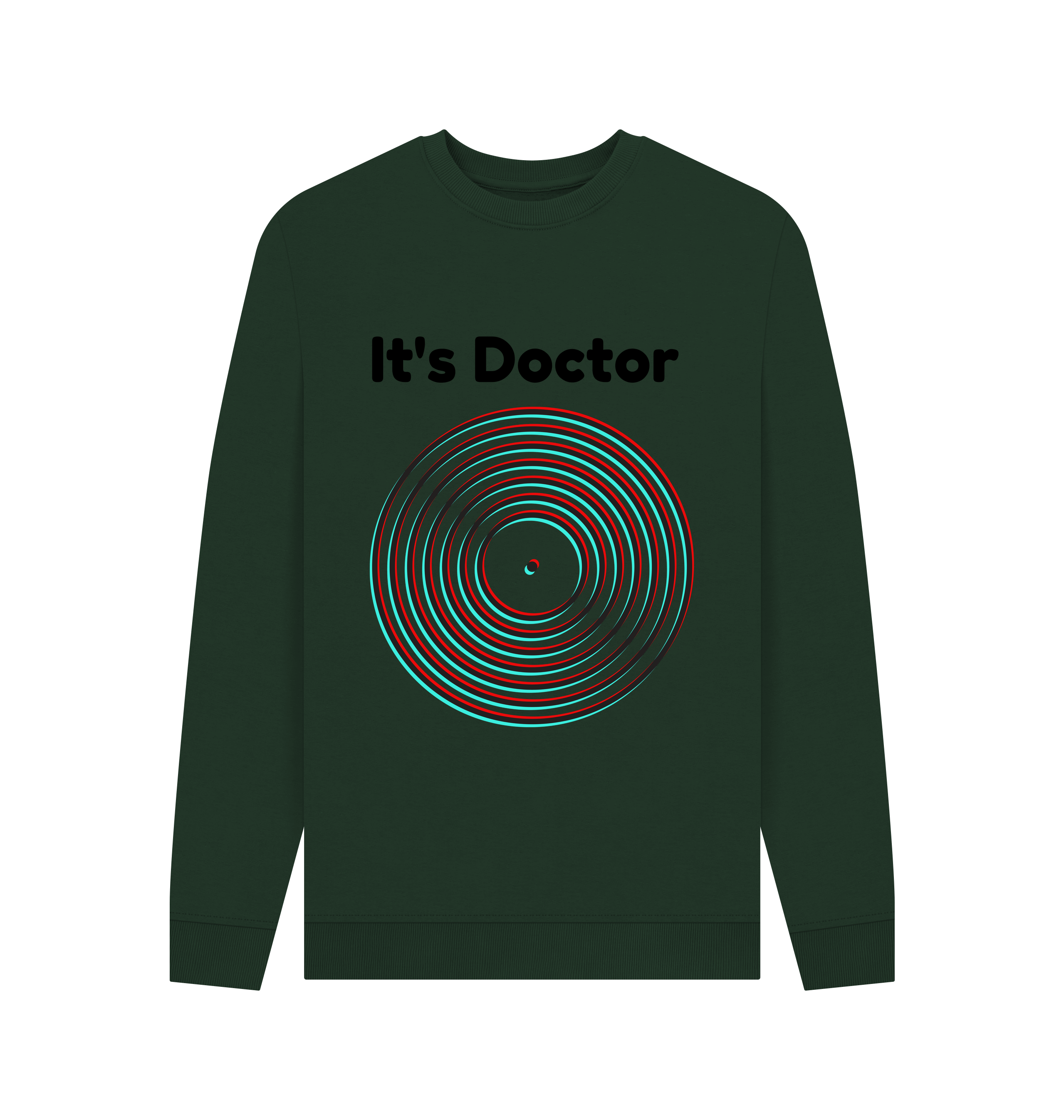 Evergreen Printed Sweater Front