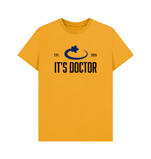 Mustard Printed T-shirt Front