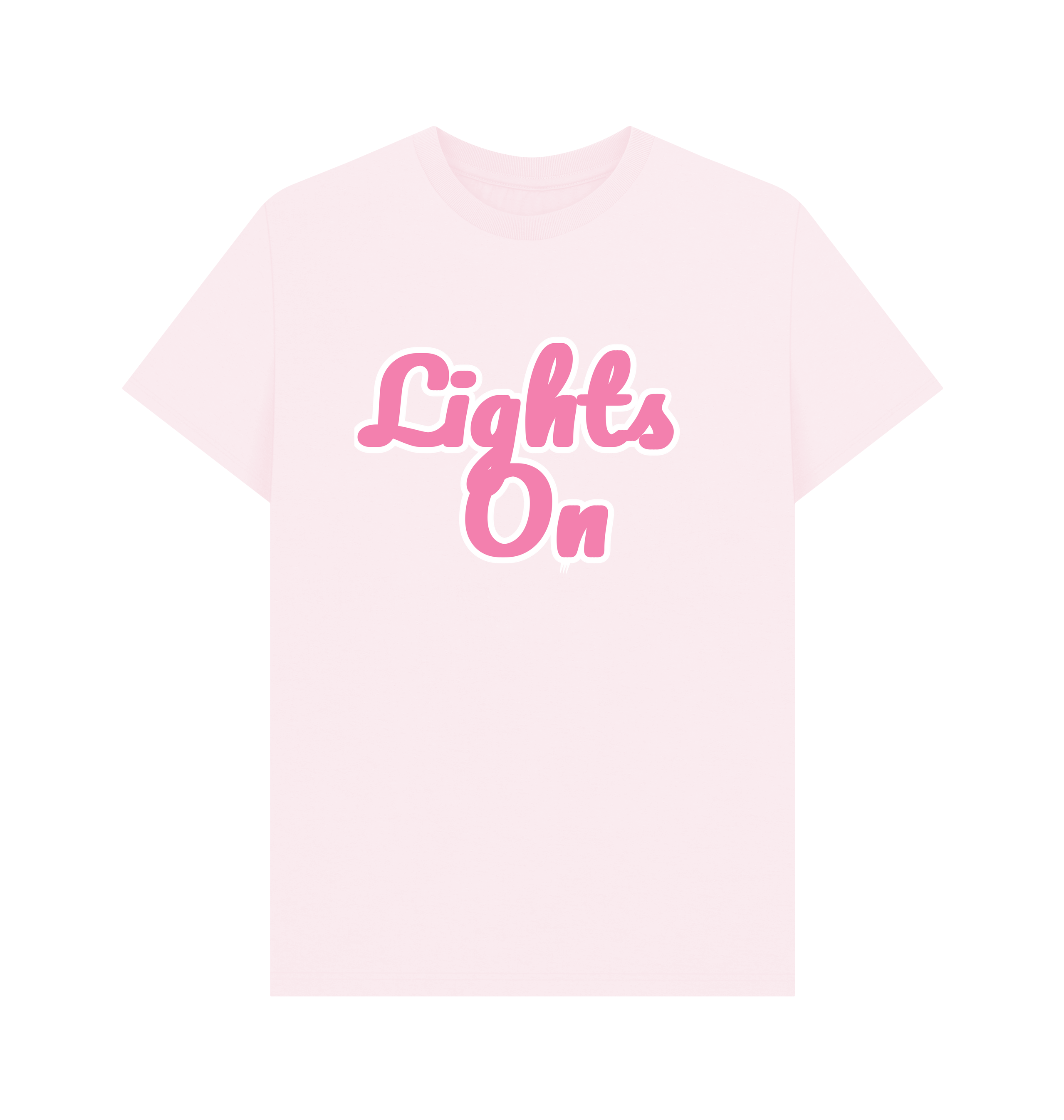Pink Printed T-shirt Front
