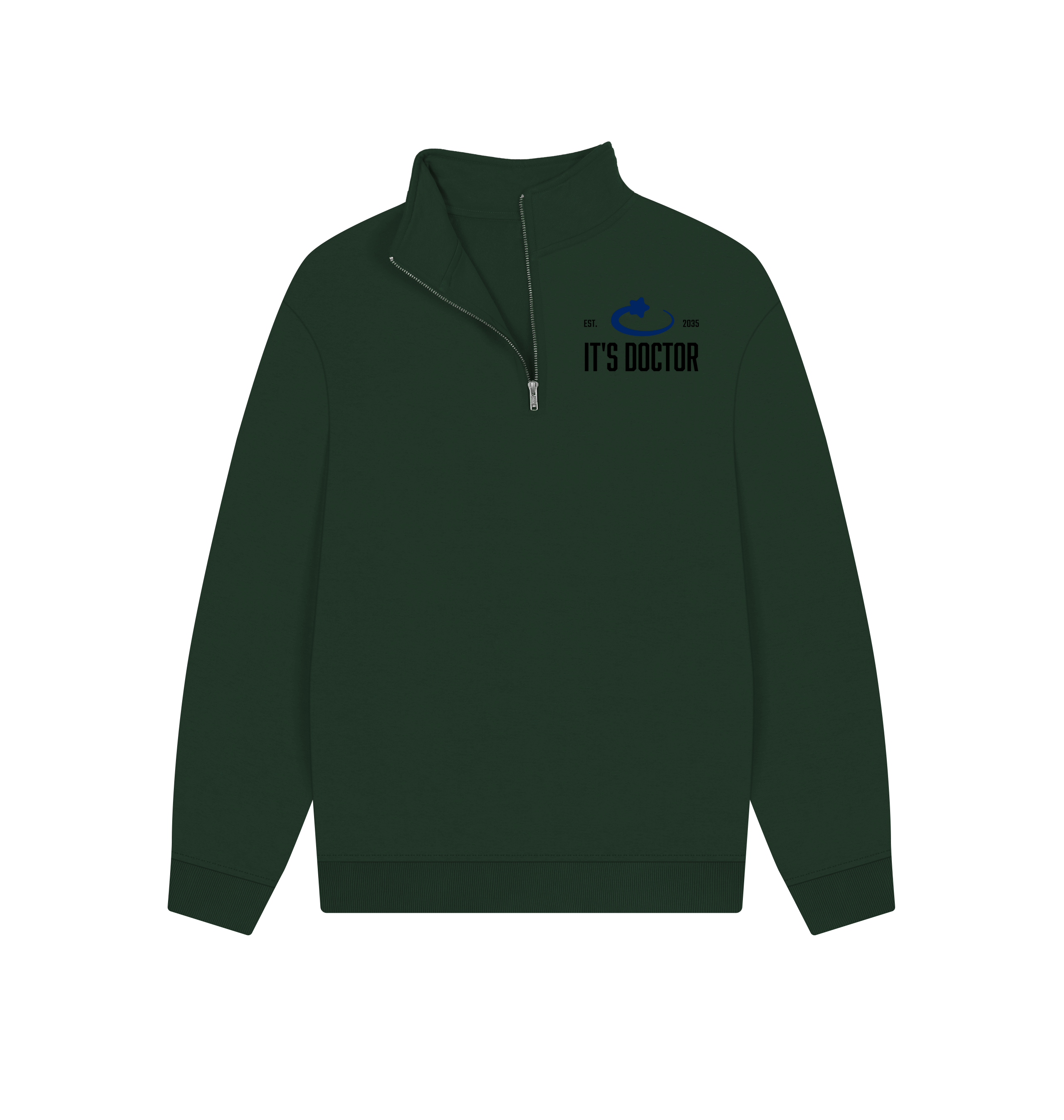 Evergreen Printed Sweater Front