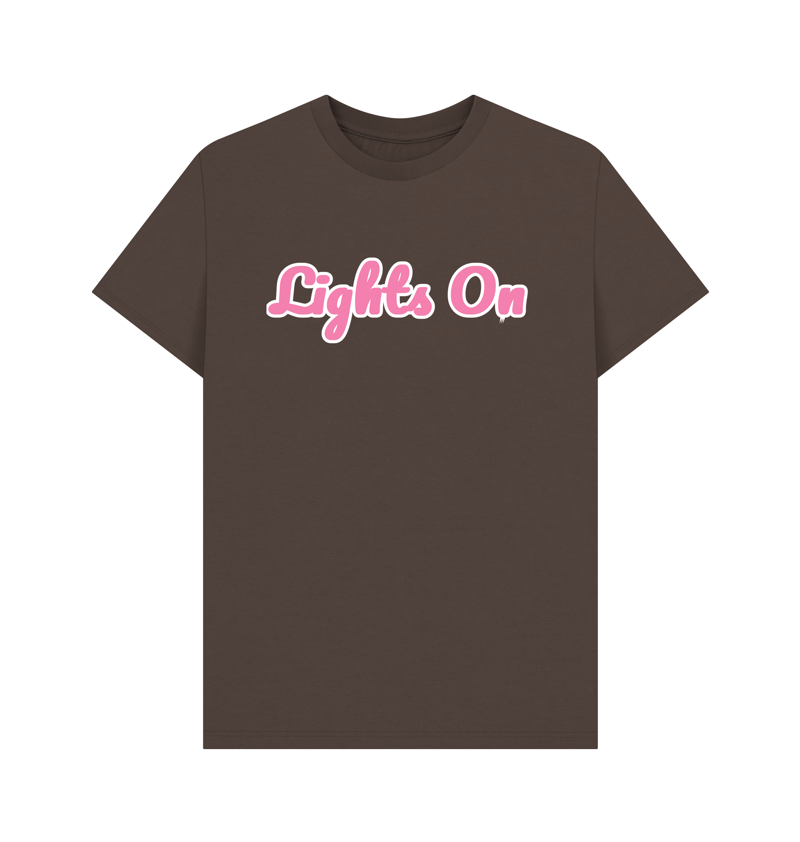 Chocolate Printed T-shirt Front