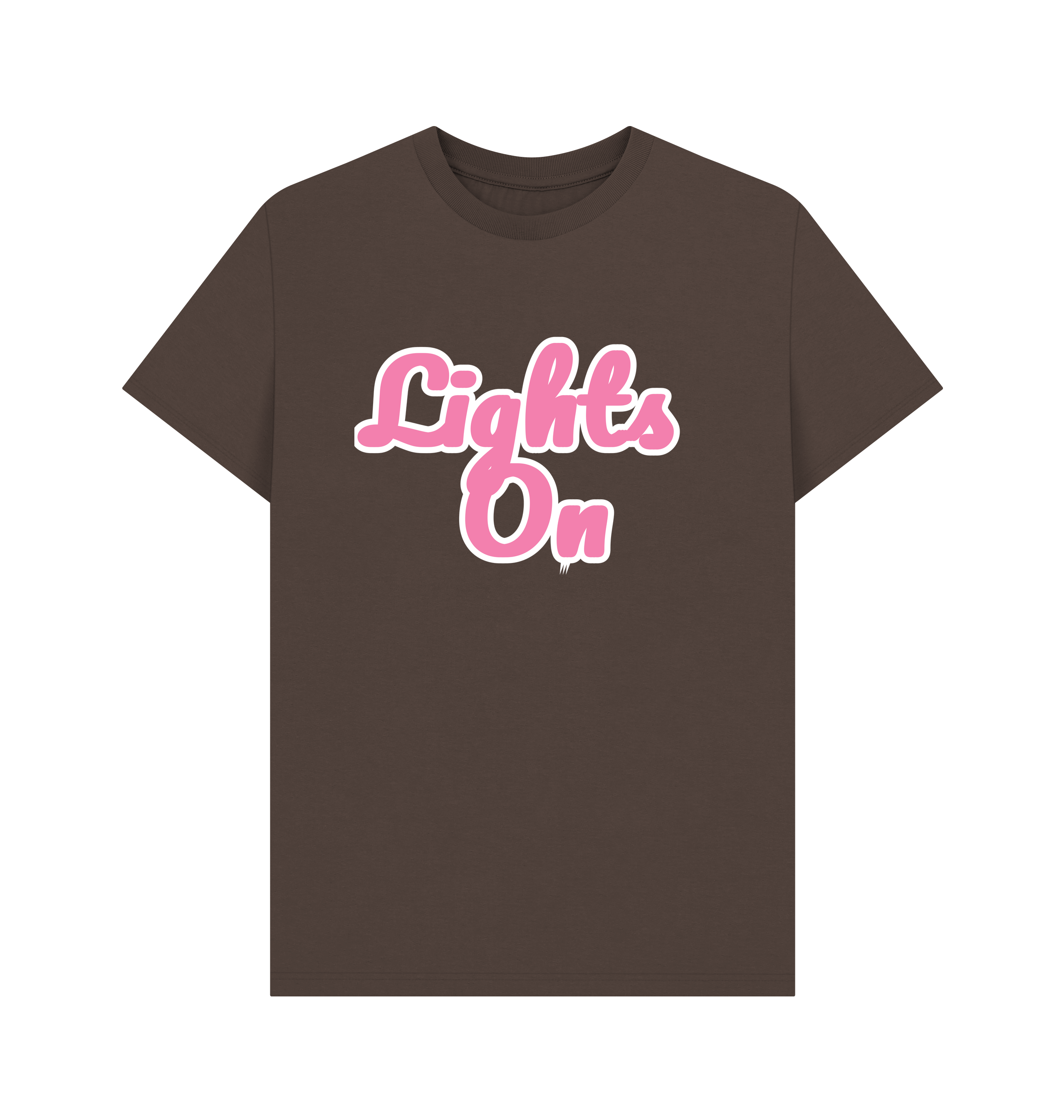 Chocolate Printed T-shirt Front