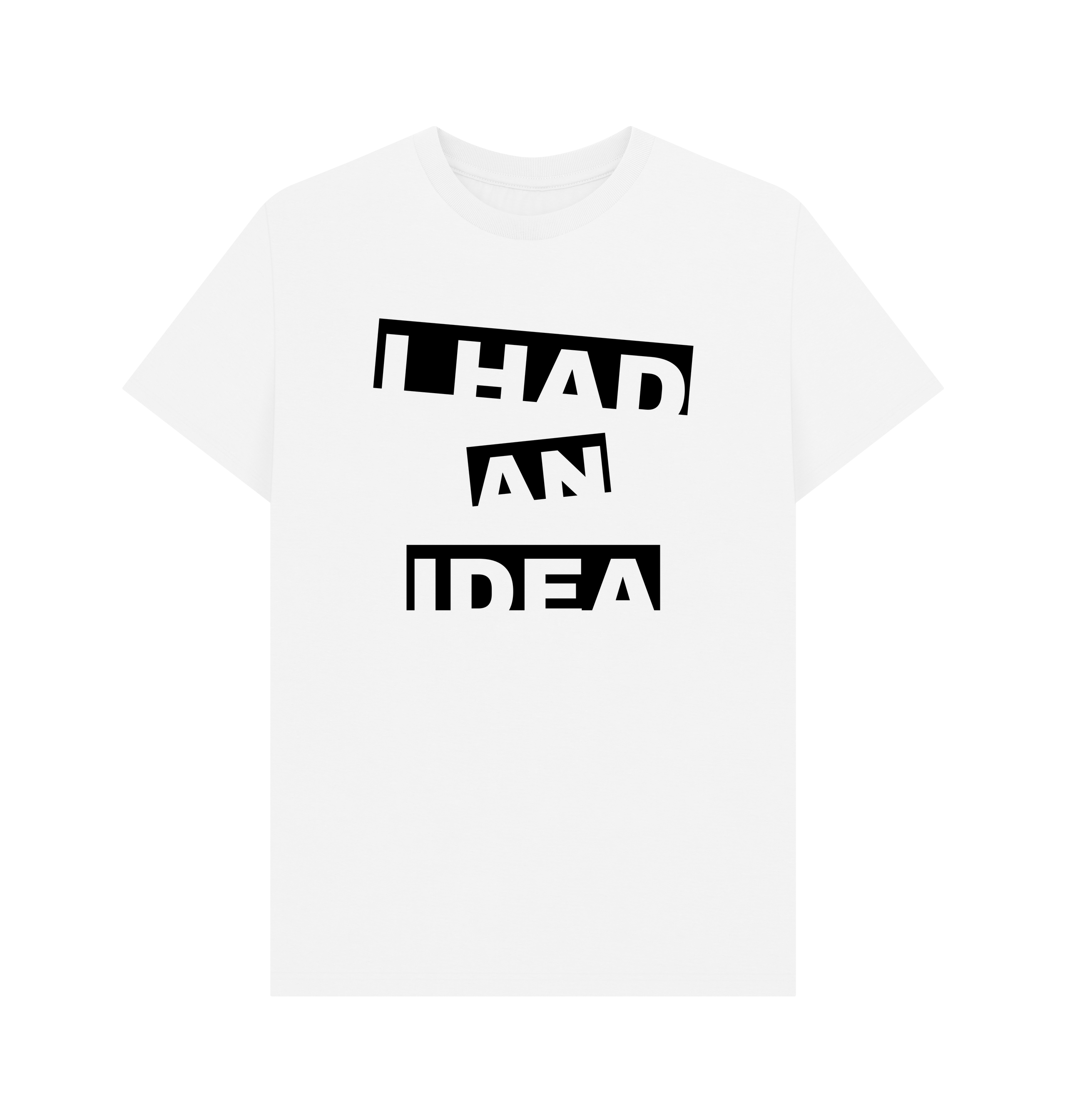 White Printed T-shirt Front