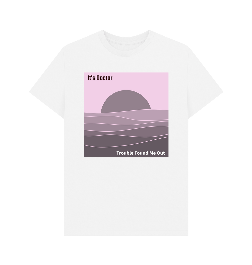White Printed T-shirt Front